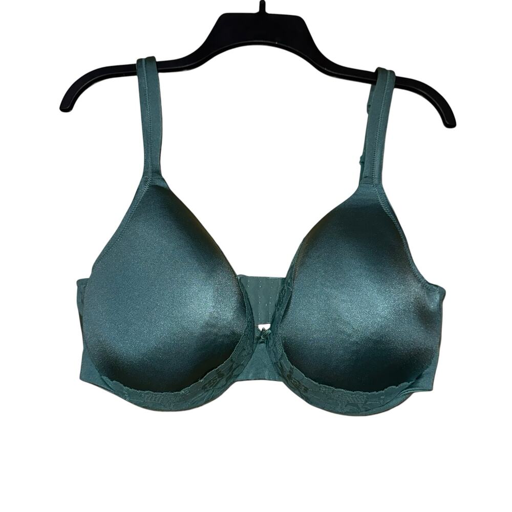 Cacique Lane Bryant Lightly Lined Full Coverage Bra Dark Teal Green 40DD